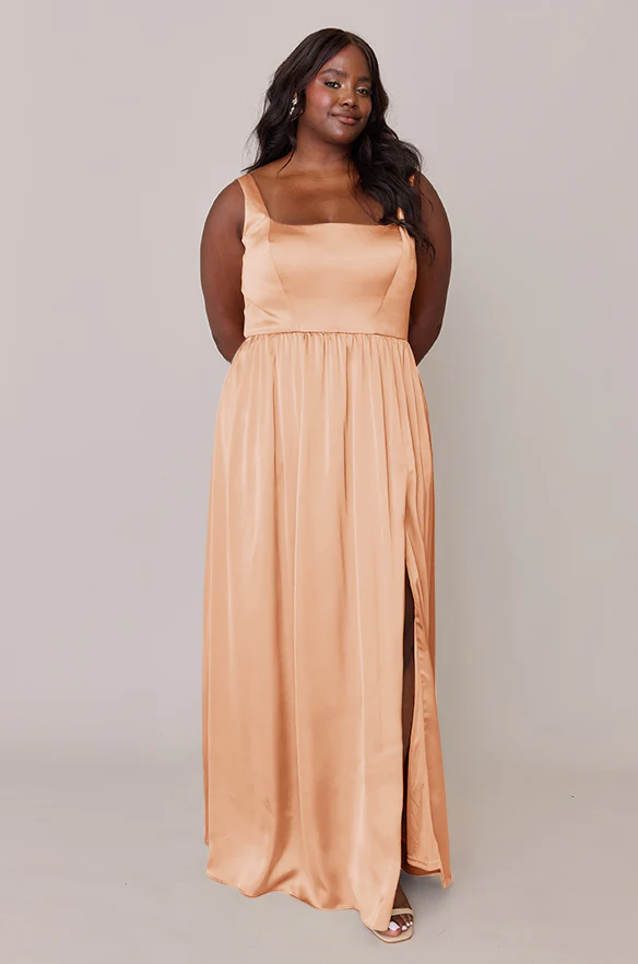 Whitney Satin Dress | Made To Order - Image 110