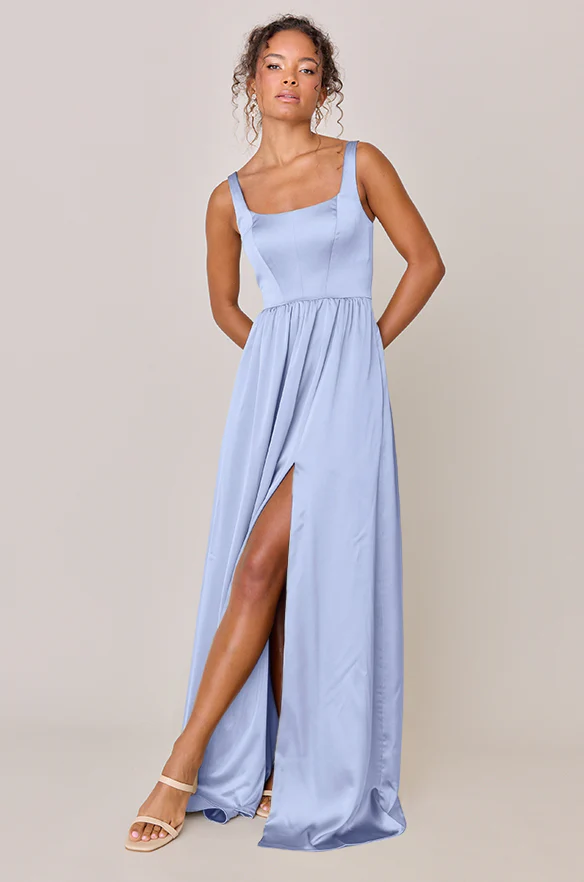 Whitney Satin Dress | Made To Order - Image 116