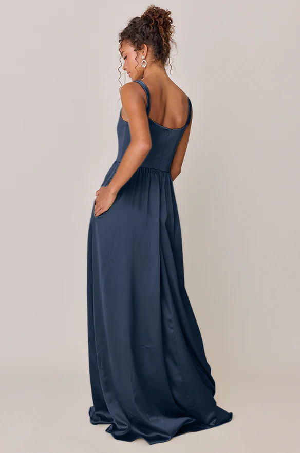 Whitney Satin Dress | Made To Order - Image 129