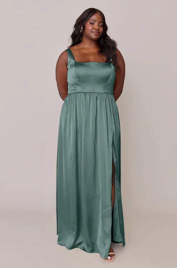 Whitney Satin Dress | Made To Order - Image 134