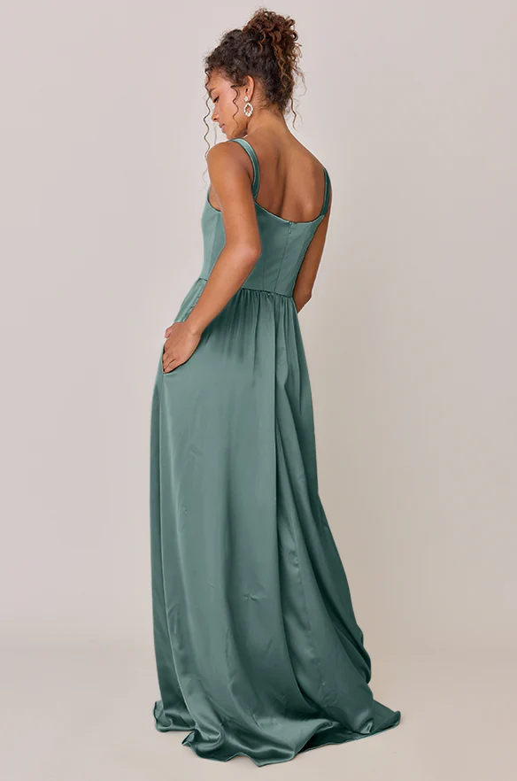 Whitney Satin Dress | Made To Order - Image 137