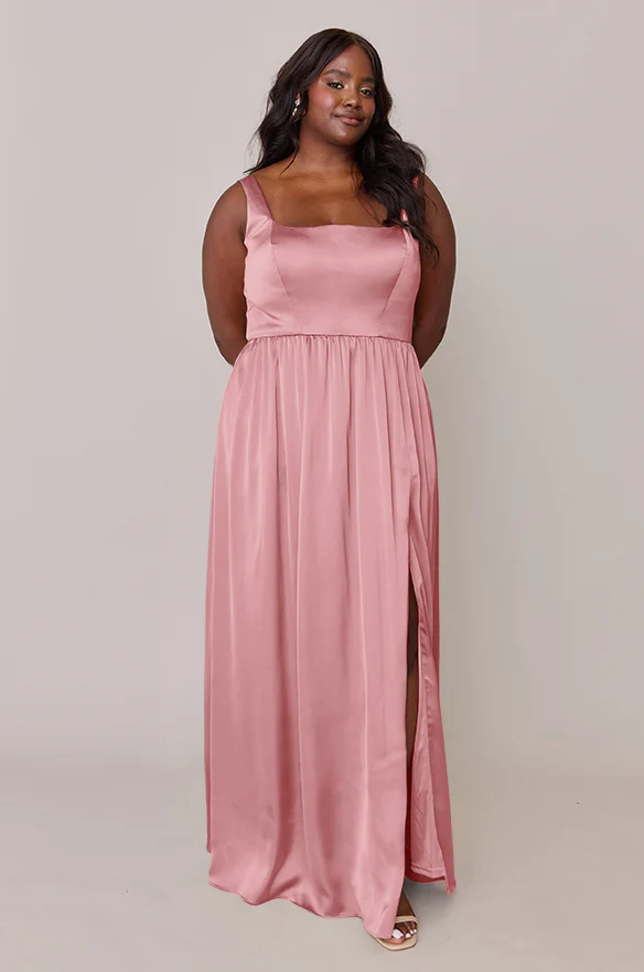 Whitney Satin Dress | Made To Order - Image 138