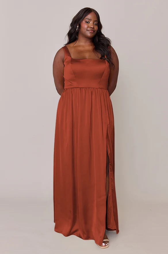 Whitney Satin Dress | Made To Order - Image 142