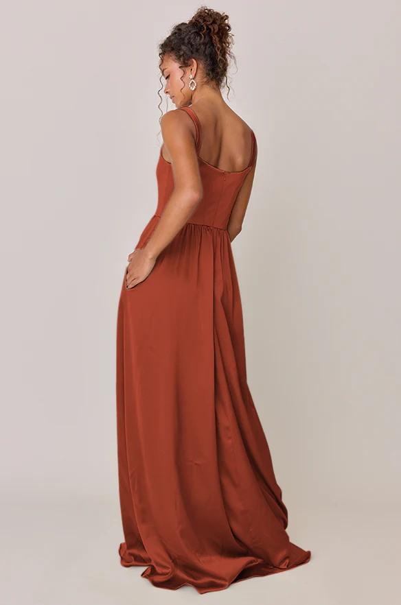 Whitney Satin Dress | Made To Order - Image 145