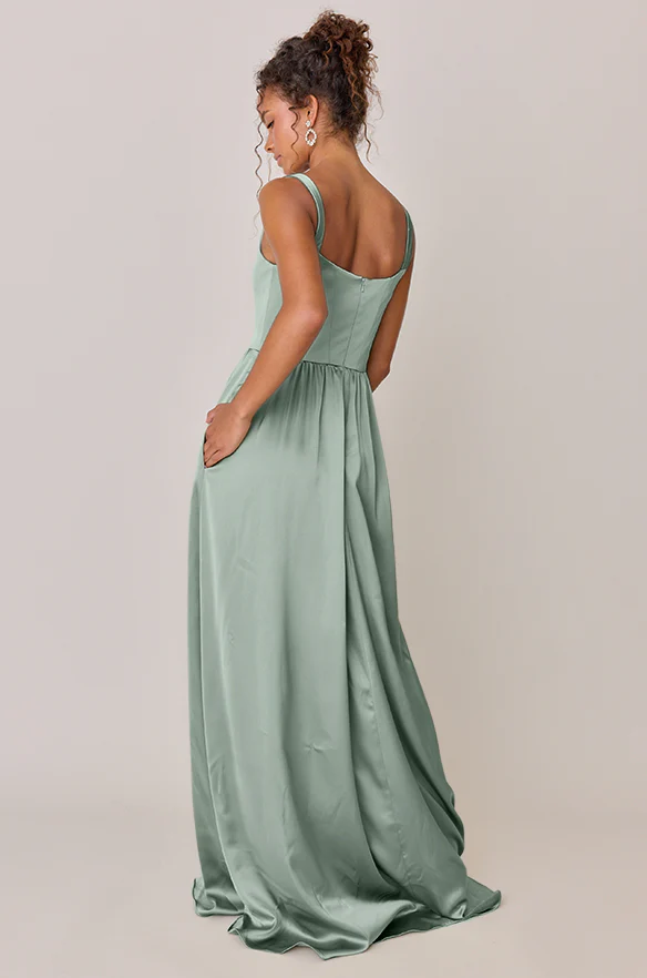 Whitney Satin Dress | Made To Order - Image 149
