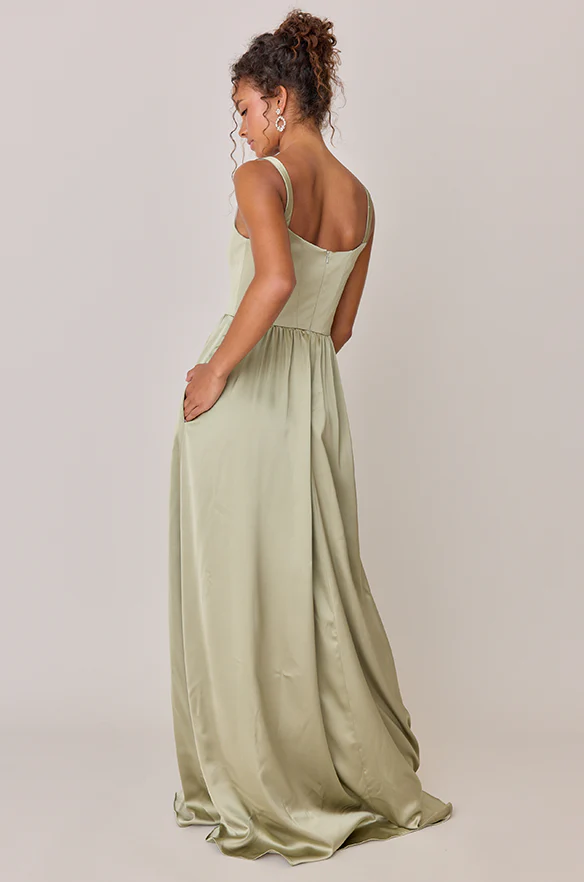 Whitney Satin Dress | Made To Order - Image 153