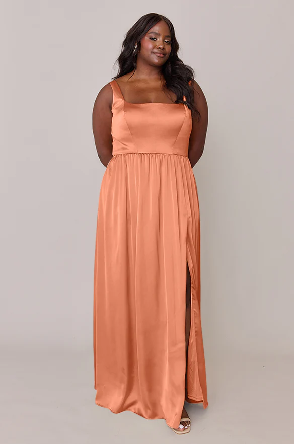 Whitney Satin Dress | Made To Order - Image 162