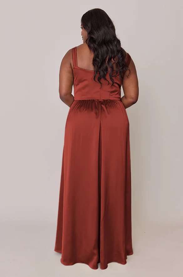 Whitney Satin Dress | Made To Order - Image 170