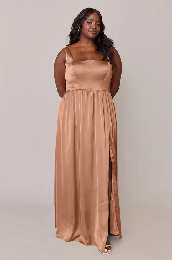 Whitney Satin Dress | Made To Order - Image 171