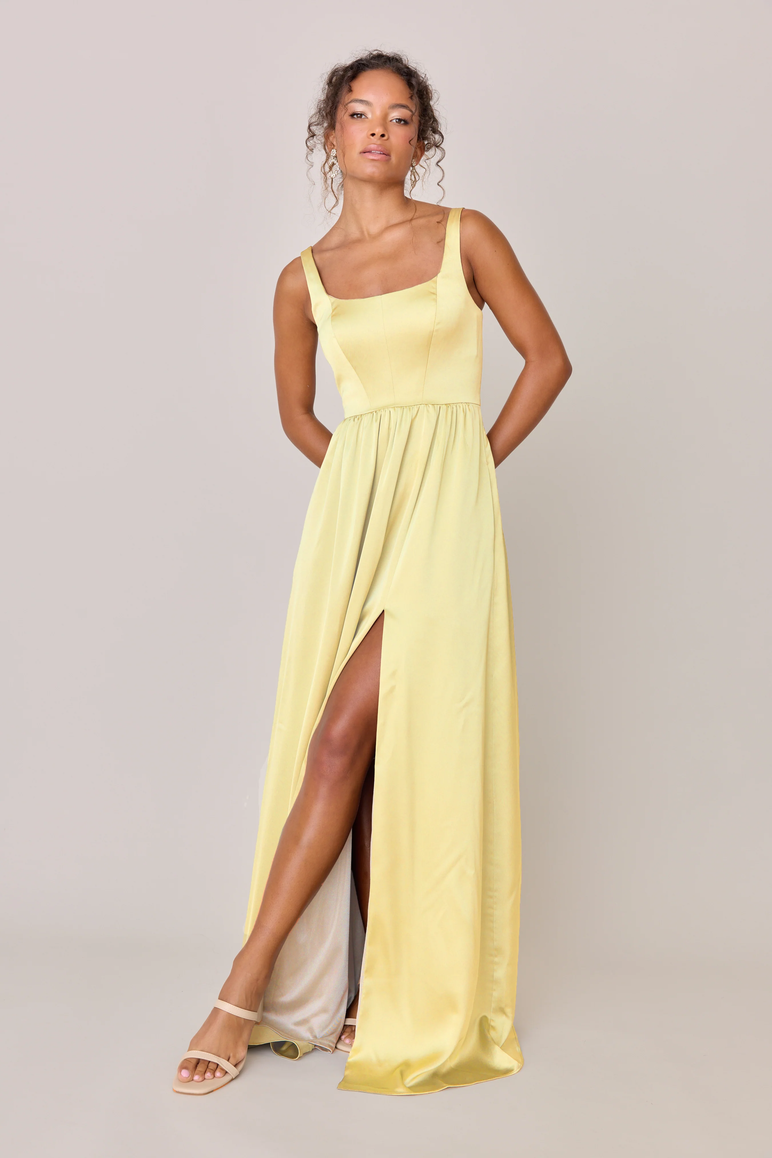 Whitney Satin Dress | Made To Order - Image 178