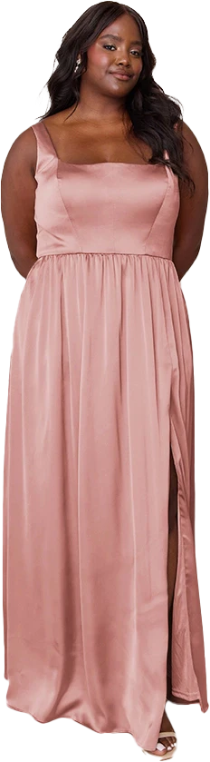 Whitney Satin Dress | Made To Order - Image 191