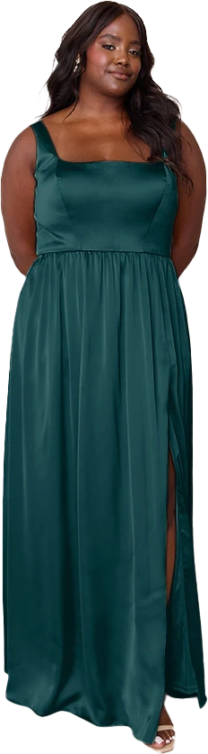 Whitney Satin Dress | Made To Order - Image 194