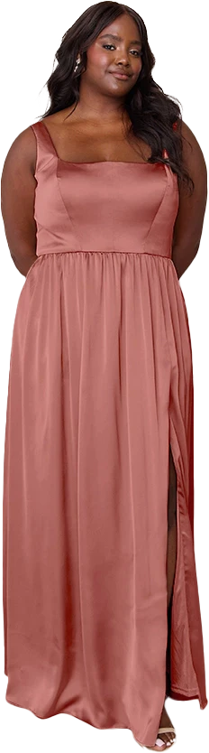 Whitney Satin Dress | Made To Order - Image 197
