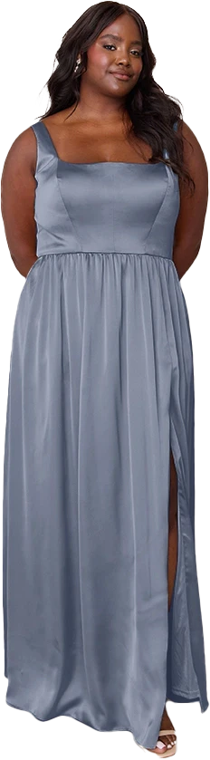 Whitney Satin Dress | Made To Order - Image 202