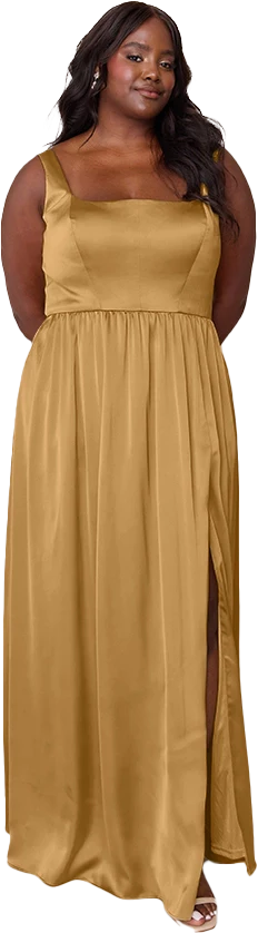 Whitney Satin Dress | Made To Order - Image 204