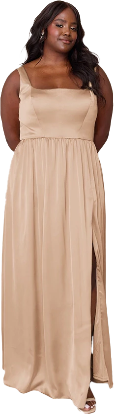 Whitney Satin Dress | Made To Order - Image 206