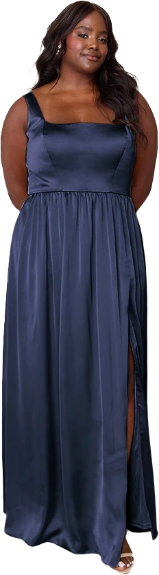 Whitney Satin Dress | Made To Order - Image 208