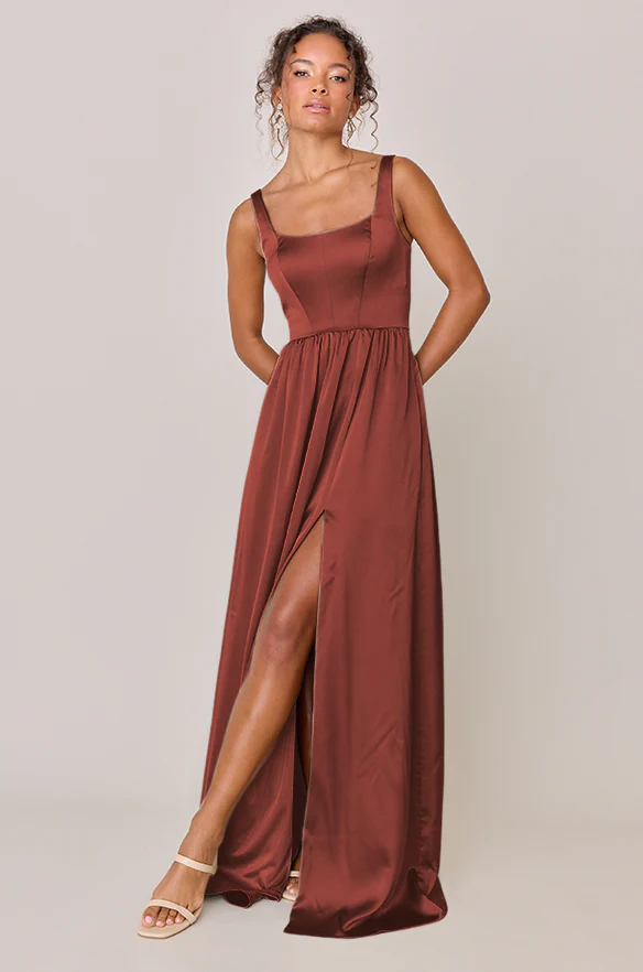 Whitney Satin Dress | Made To Order - Image 22