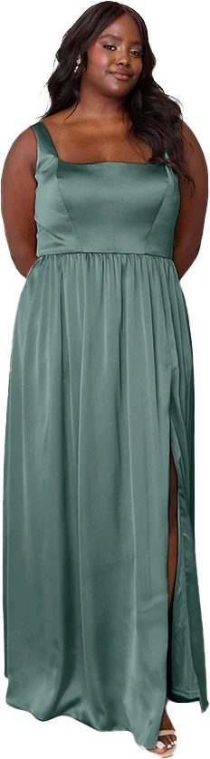 Whitney Satin Dress | Made To Order - Image 223