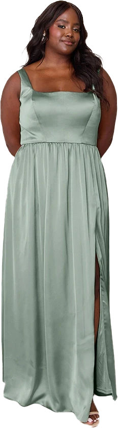 Whitney Satin Dress | Made To Order - Image 226