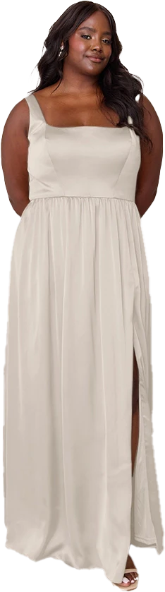 Whitney Satin Dress | Made To Order - Image 229