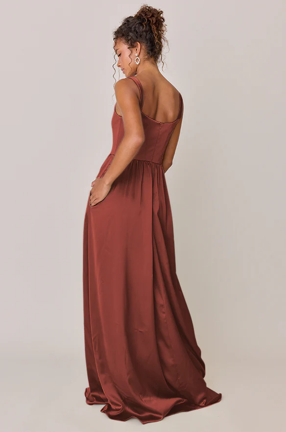Whitney Satin Dress | Made To Order - Image 23