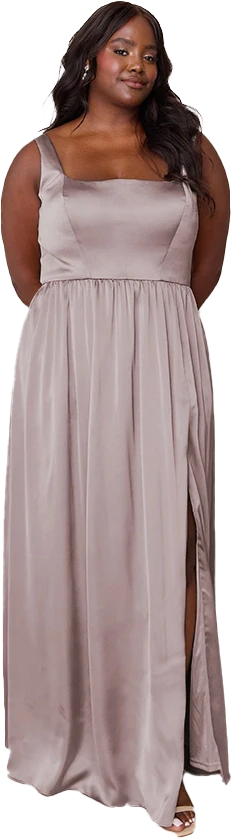 Whitney Satin Dress | Made To Order - Image 231