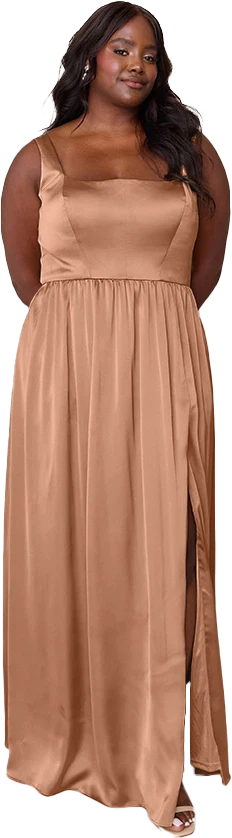 Whitney Satin Dress | Made To Order - Image 233