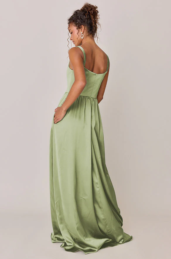 Whitney Satin Dress | Made To Order - Image 237