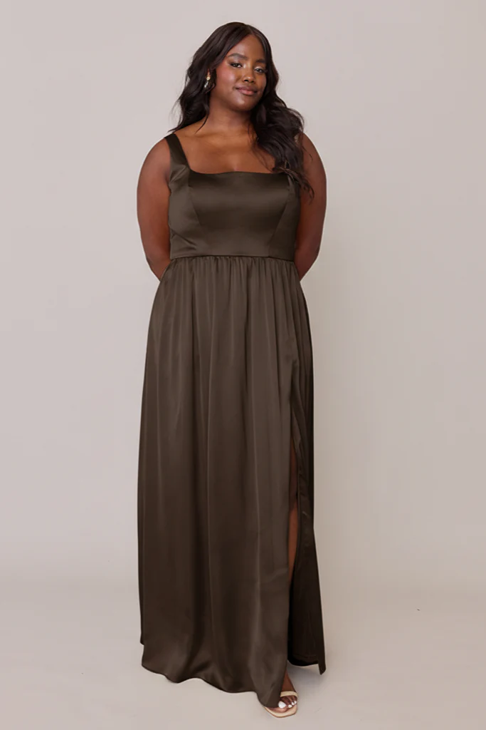 Whitney Satin Dress | Made To Order - Image 245