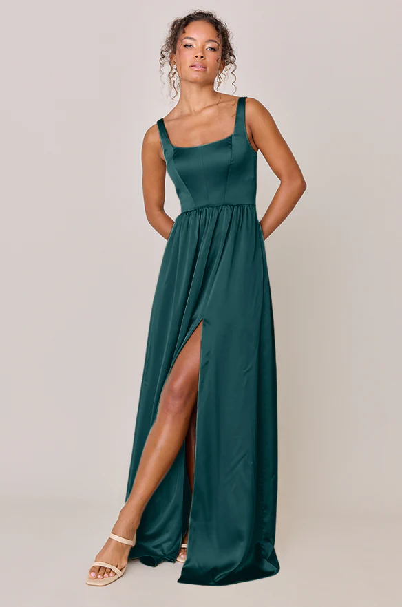 Whitney Satin Dress | Made To Order - Image 25