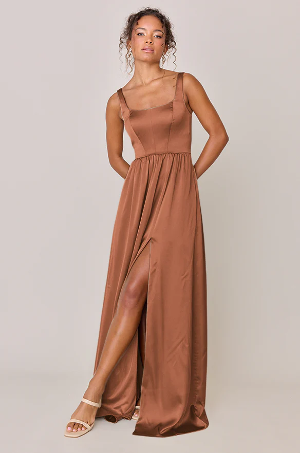 Whitney Satin Dress | Made To Order - Image 29