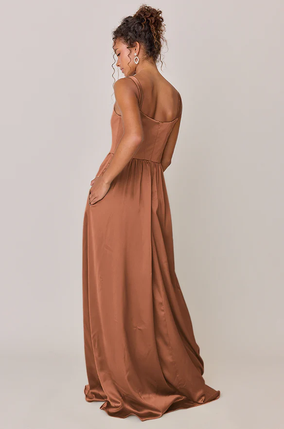 Whitney Satin Dress | Made To Order - Image 30
