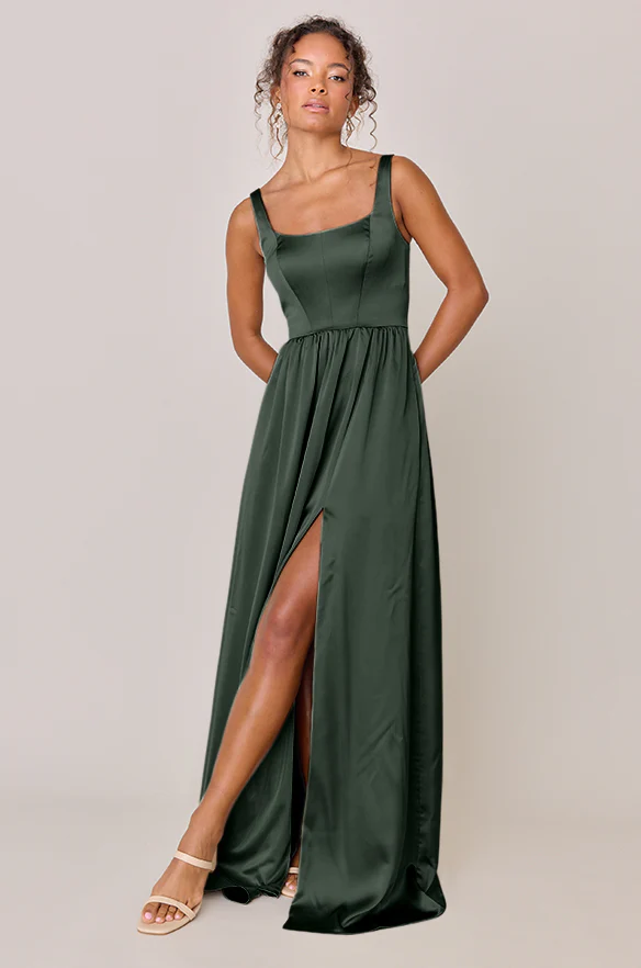 Whitney Satin Dress | Made To Order - Image 33