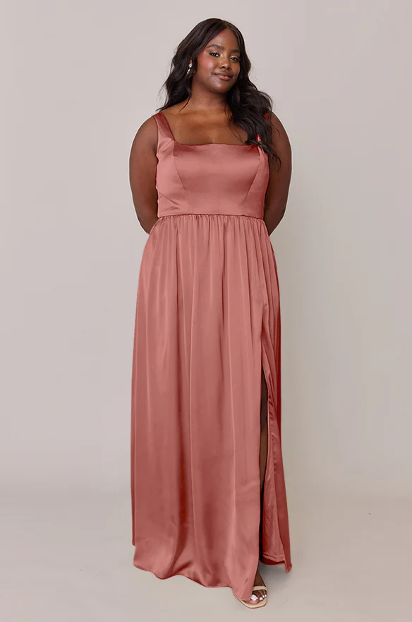 Whitney Satin Dress | Made To Order - Image 35