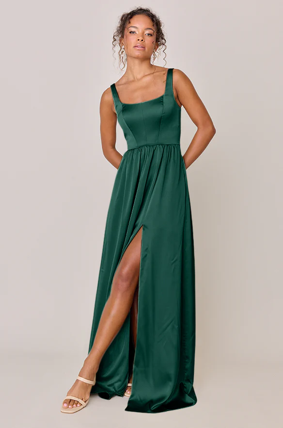 Whitney Satin Dress | Made To Order - Image 48