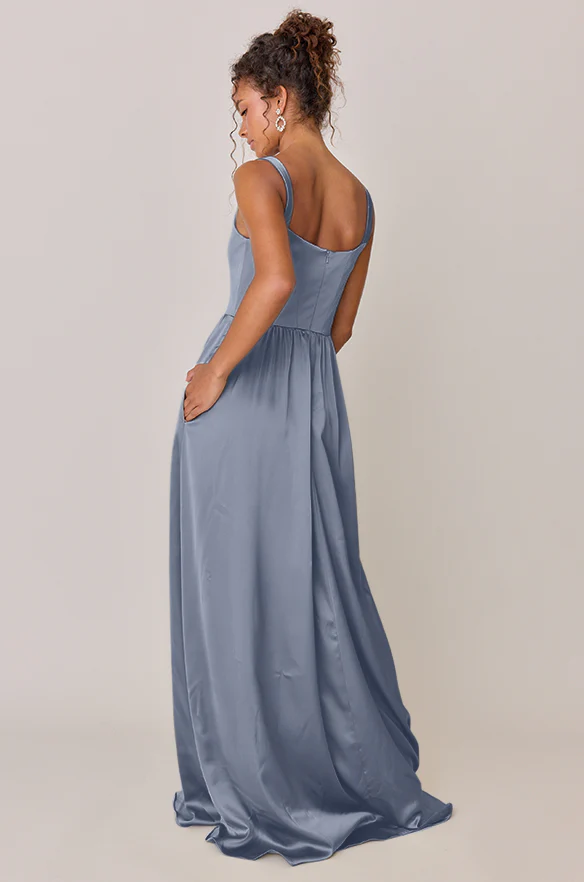 Whitney Satin Dress | Made To Order - Image 54