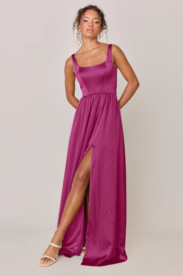 Whitney Satin Dress | Made To Order - Image 56