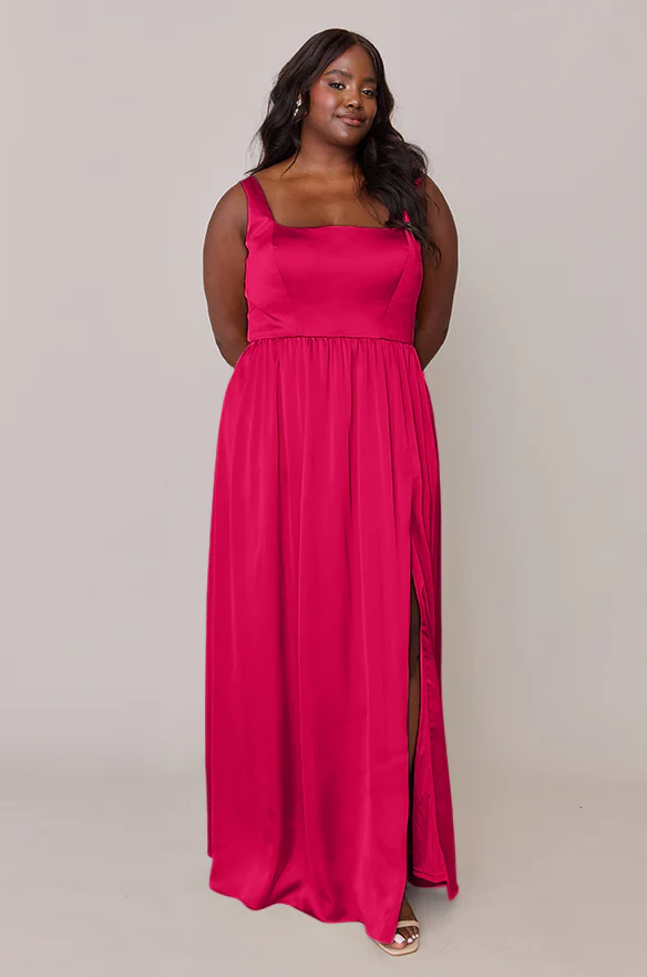 Whitney Satin Dress | Made To Order - Image 68