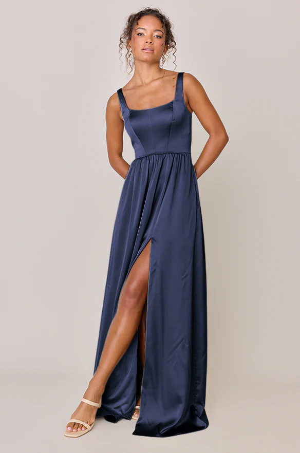 Whitney Satin Dress | Made To Order - Image 72
