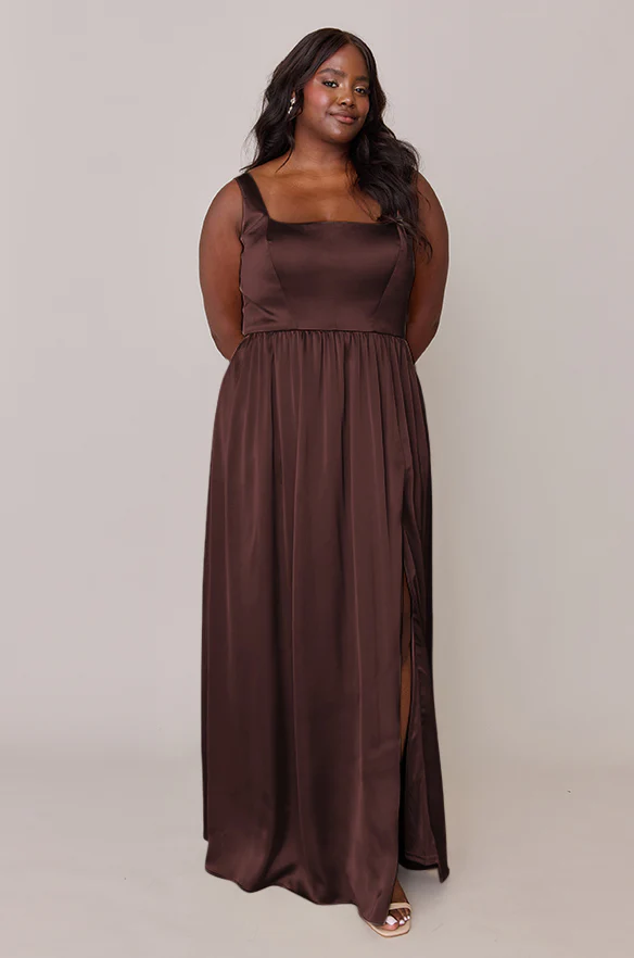 Whitney Satin Dress | Made To Order - Image 86