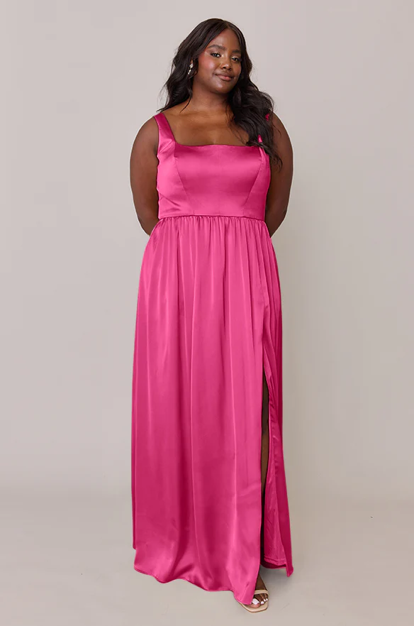 Whitney Satin Dress | Made To Order - Image 90