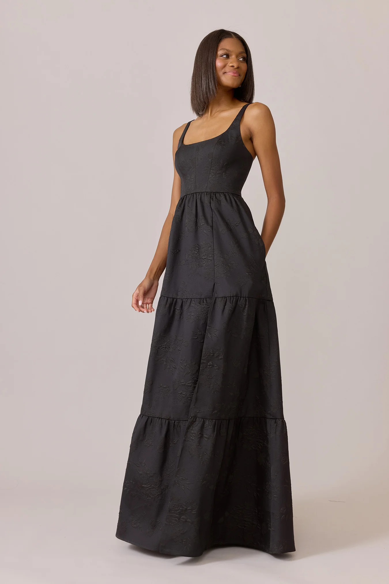 Winslet Jacquard Dress | Made To Order - Image 24