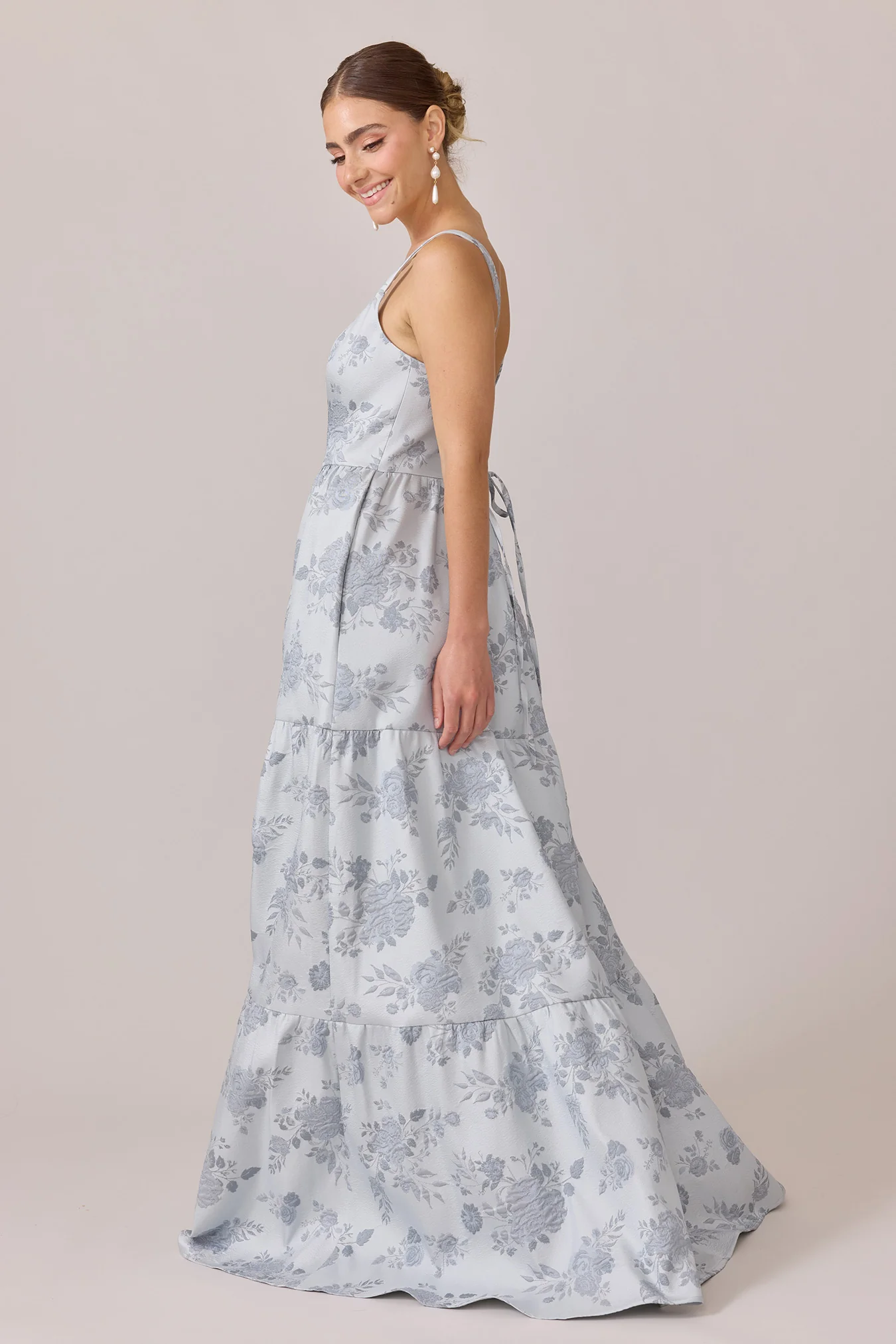 Winslet Jacquard Dress | Made To Order - Image 3