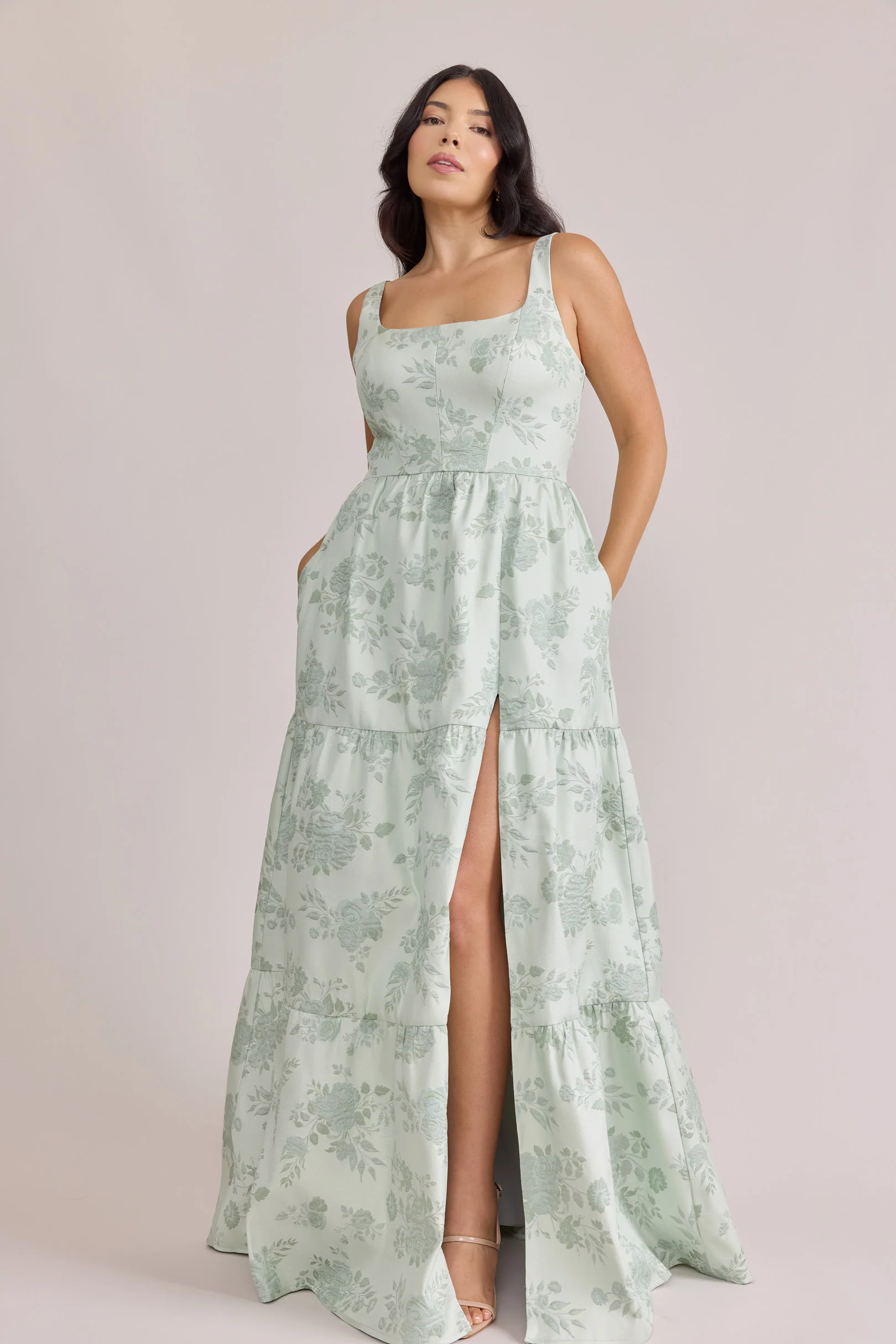 Winslet Jacquard Dress | Made To Order - Image 31