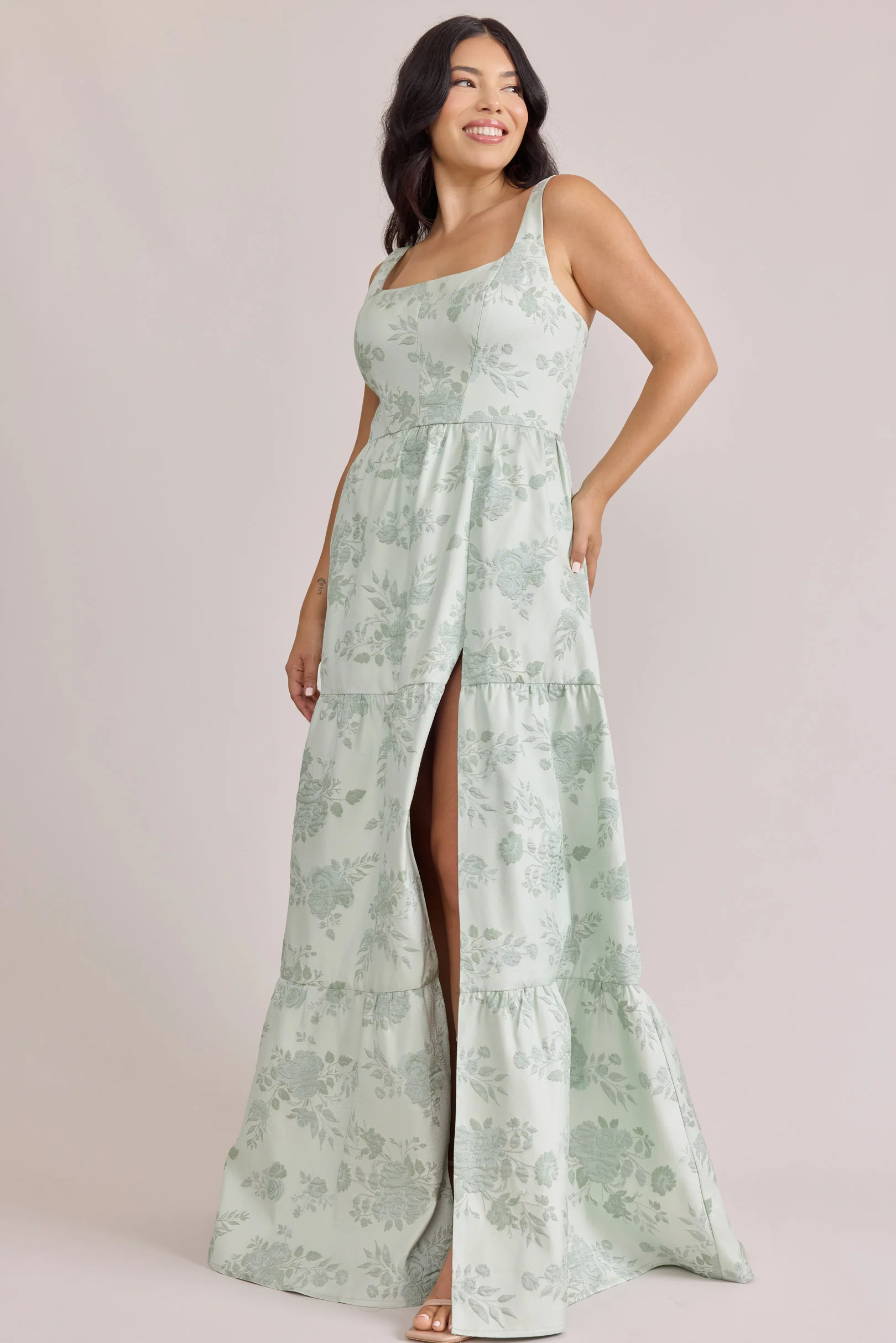 Winslet Jacquard Dress | Made To Order - Image 32