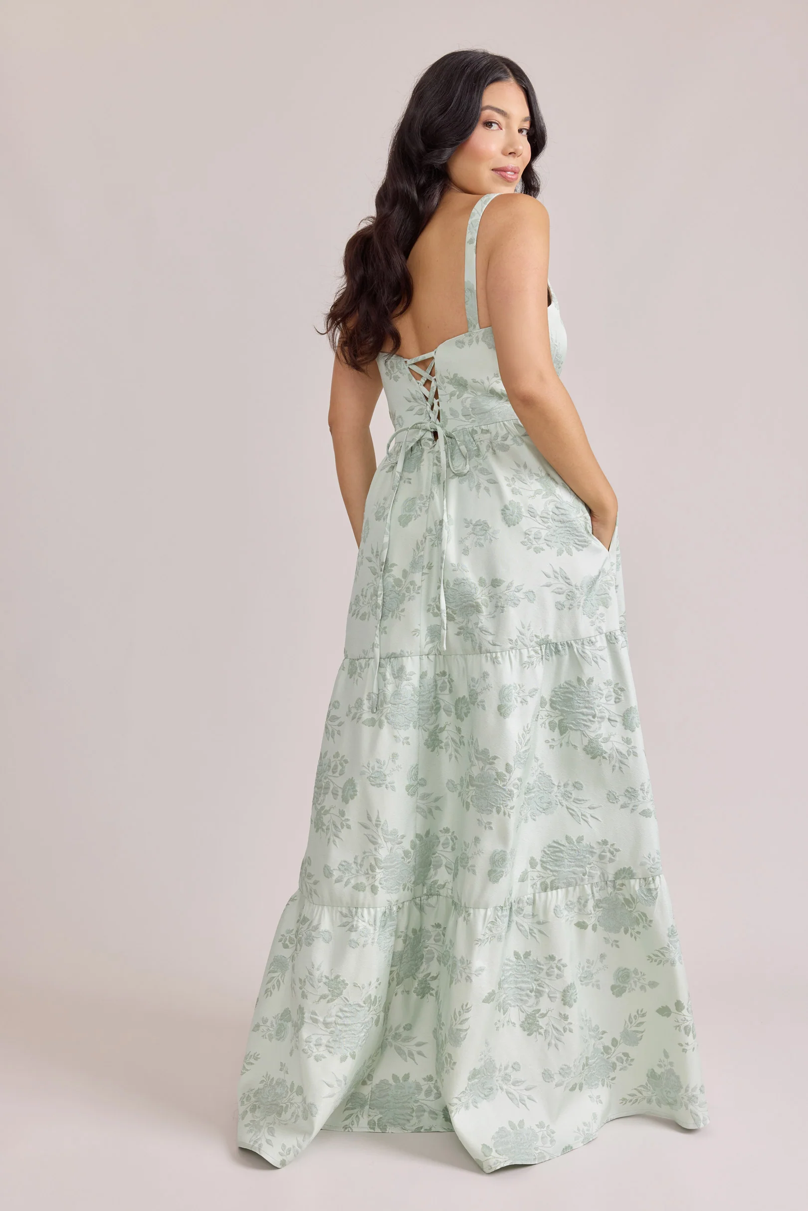 Winslet Jacquard Dress | Made To Order - Image 33