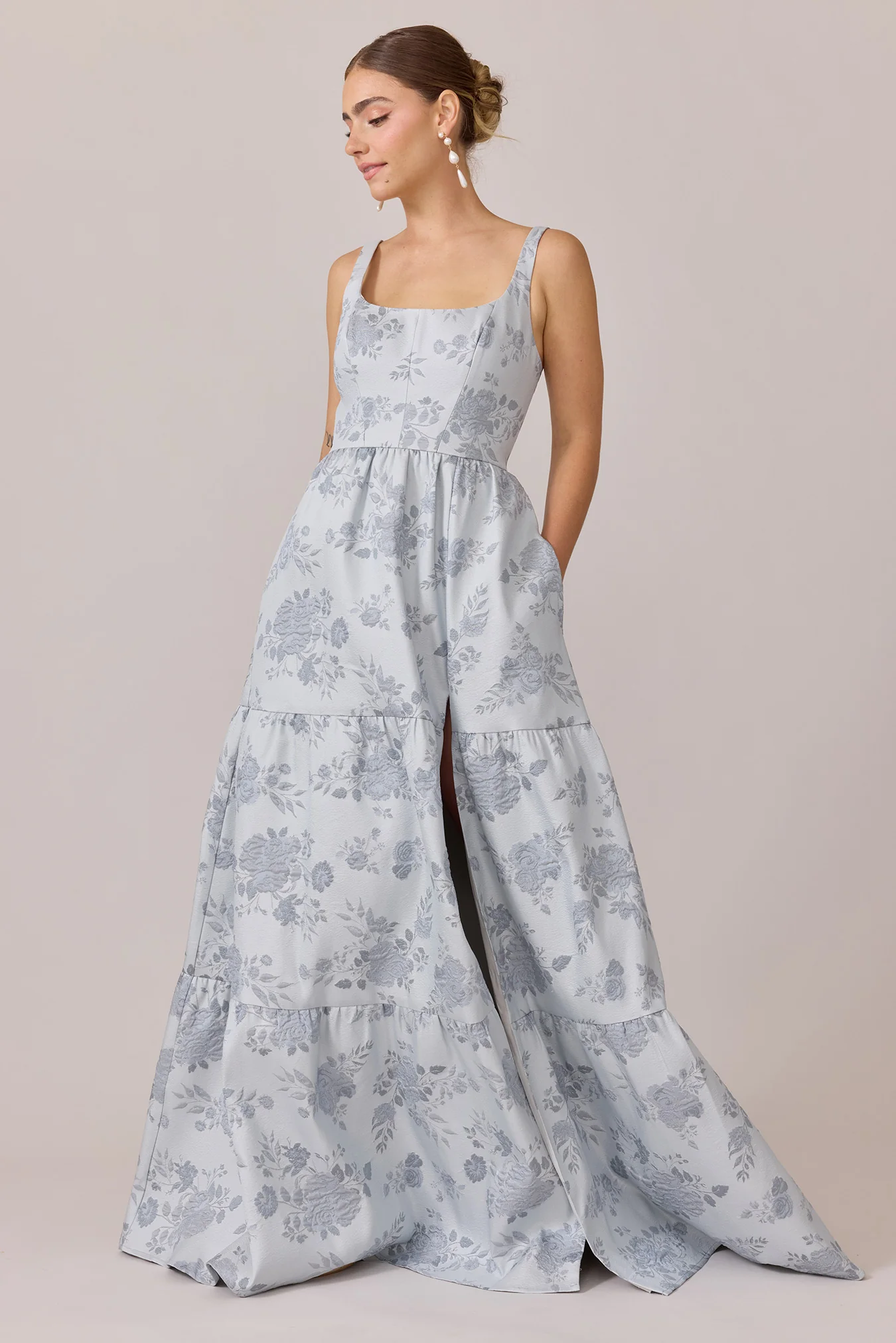 Winslet Jacquard Dress | Made To Order - Image 4