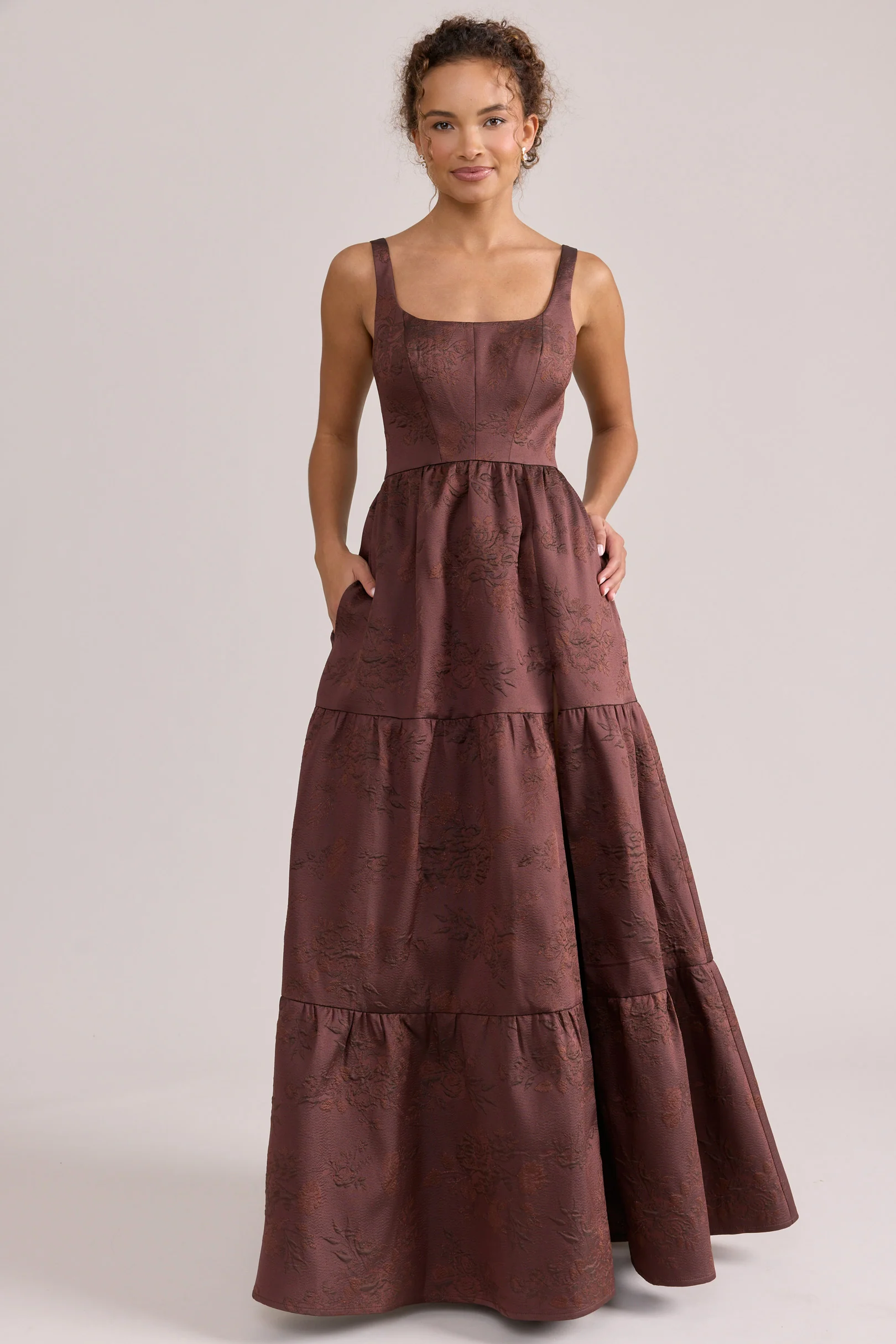Winslet Jacquard Dress | Made To Order - Image 43