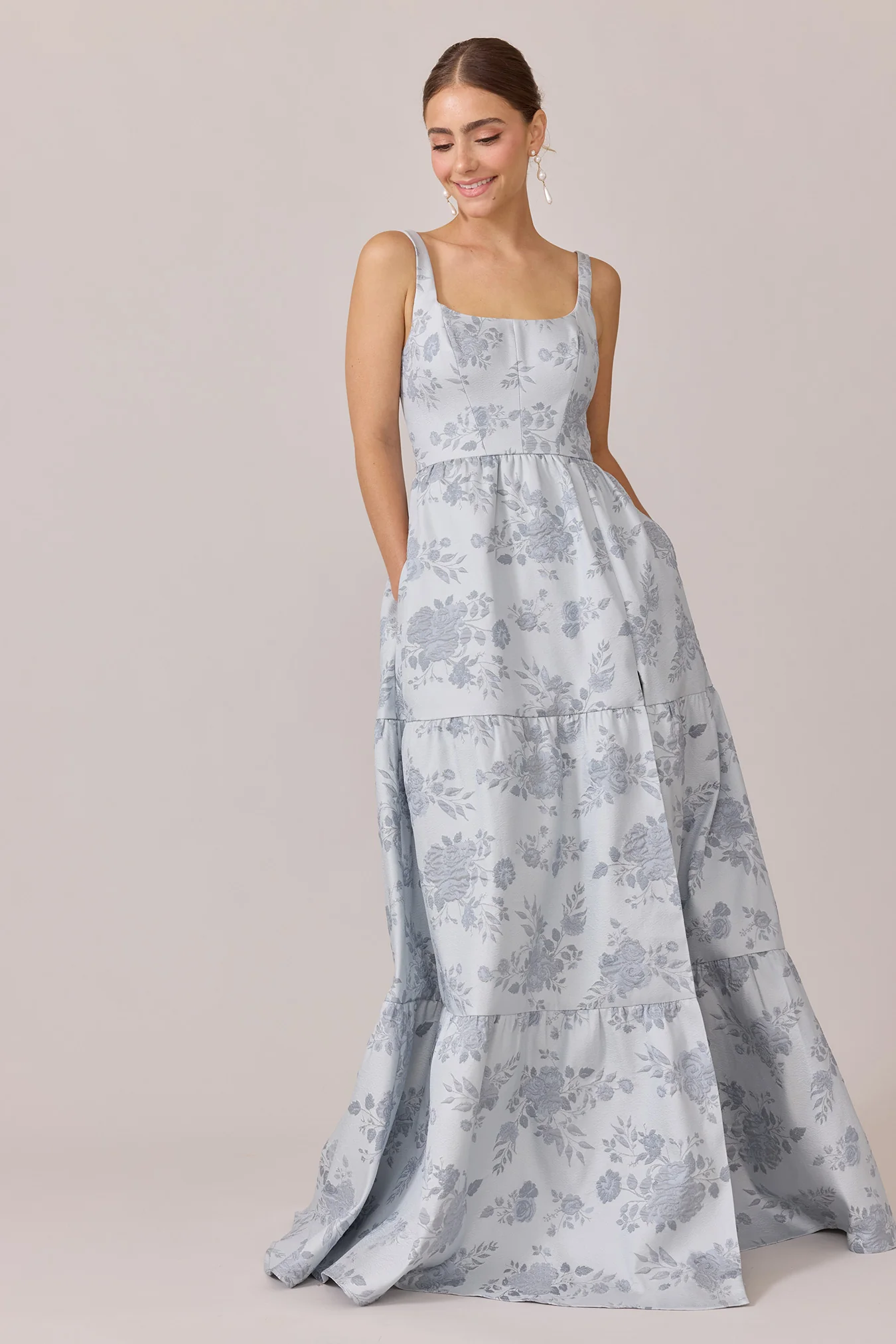 Winslet Jacquard Dress | Made To Order - Image 6